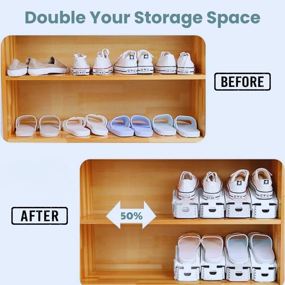 SpaceSavvy Shoe Stacker | The smart way to organize your shoes